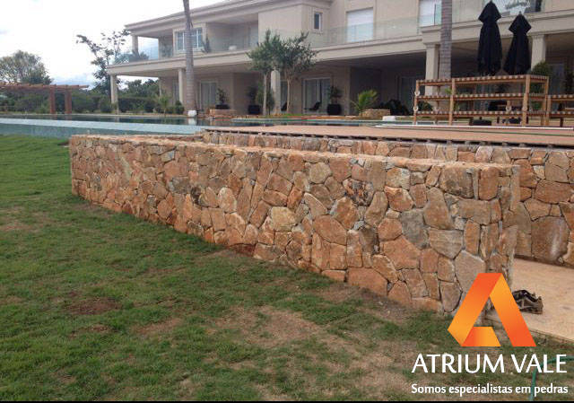 Revestimento Com Pedra Moledo Natural Homify