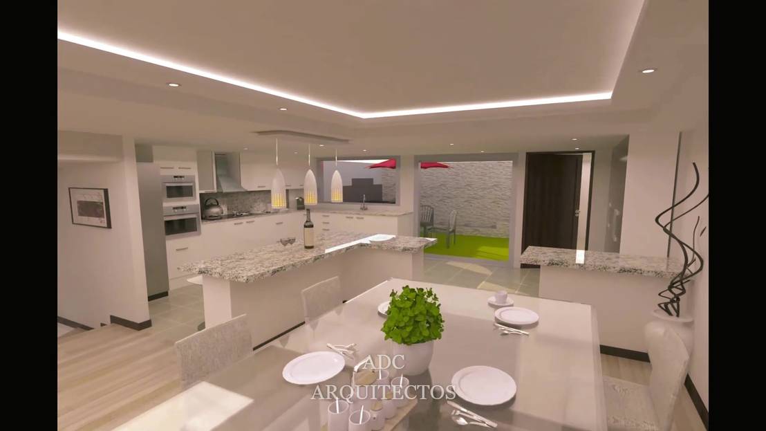 DISEÑO DE SALA, COMEDOR Y COCINA. | homify