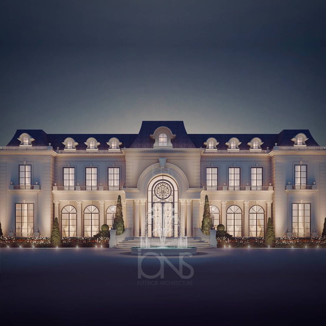 Luxurious Home Design Collection Royal Palace in Neoclassic
