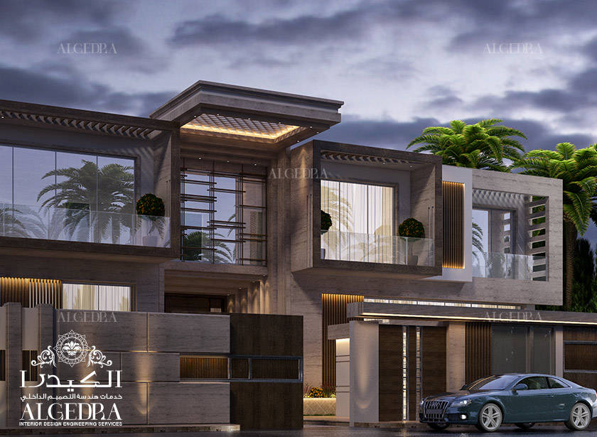 Exterior Design Of Luxury Villa In Dubai Homify