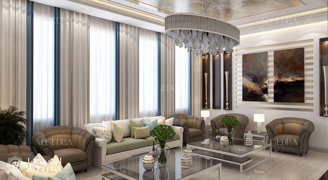 Modern Villa Interior Design In Fujairah By Algedra Interior