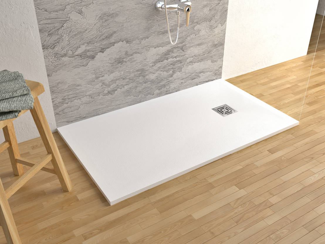 Piatto Doccia Effetto Pietra in marmoresina per dare un tocco al tuo bagno  moderno