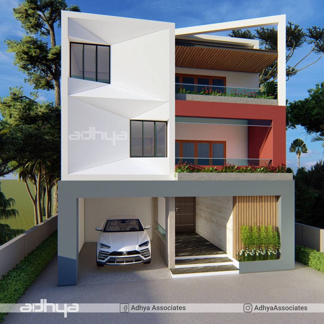 Residence for Mr.Ganapathy at Redhills, Chennai homify