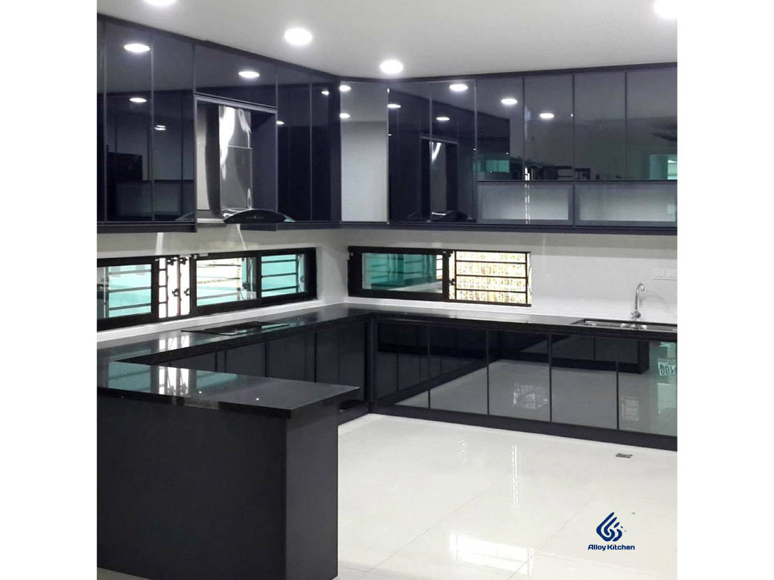 Kitchen cabinet online 4g glass