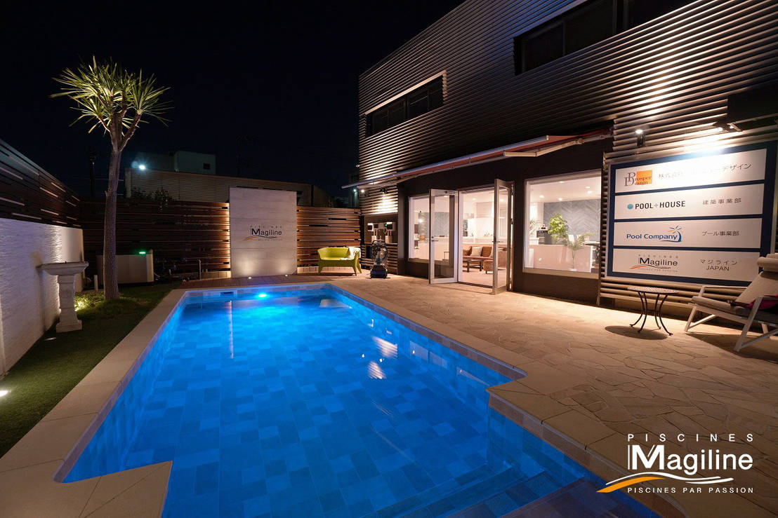 magilinepoolプールカンパニー東京ベイショールーム homify
