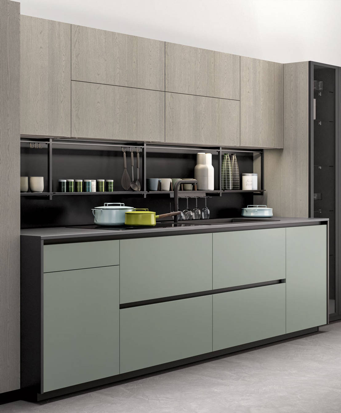 uma cozinha recheada de bons atributos e design minimalista | homify