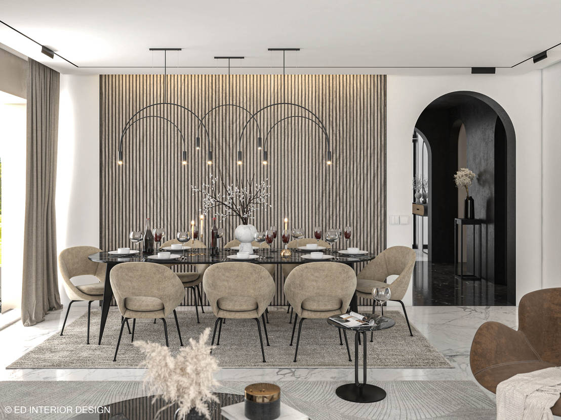 Glamour und Kontraste: dynamisches Interior Design | homify