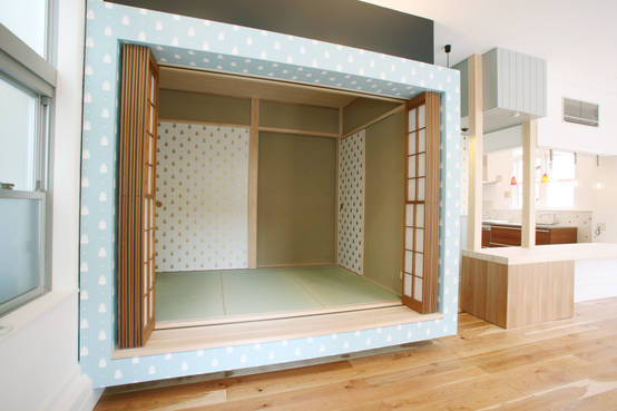 オリジナリティのある和室は壁紙がポイント Homify オリジナリティのある和室は壁紙がポイント Homify