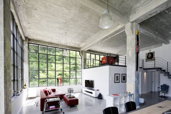 Wohnen im Loft: 8 richtig coole Industrial-Ideen | homify