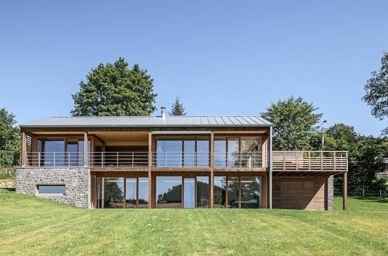 Modernes Holzhaus mit Ausblick | homify