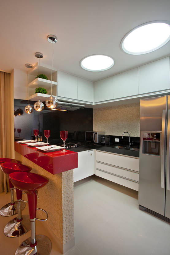 أفكار لتزيين سقف المطبخ بالديكورات الجبس homify