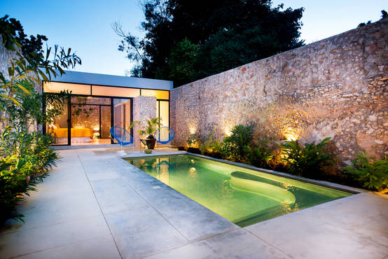 9 ideas para iluminar patios modernos