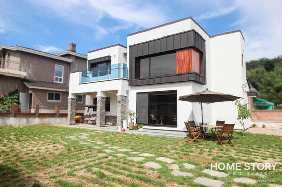 Modern şehir hayatına uyumlu bir müstakil ev projesi homify