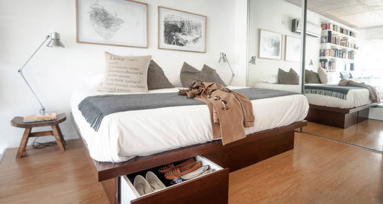 10 أفكار ذكية لتنظيم غرف النوم الصغيرة homify