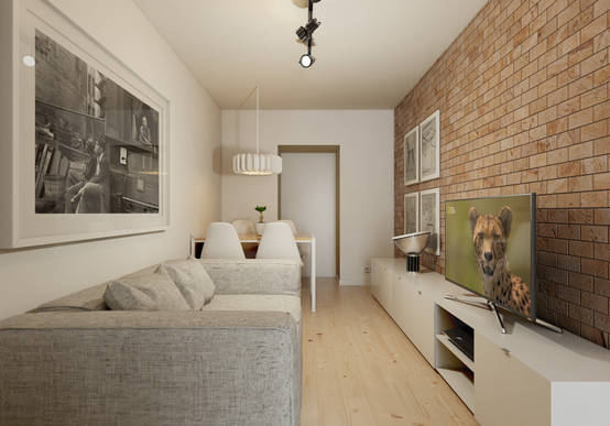 So Wirken Schmale Raume Grosser Homify