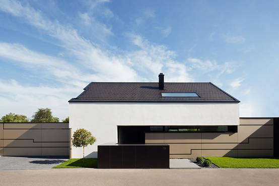 Moderne Kuchen Untrennbarer Teil Vom Wohnbereich