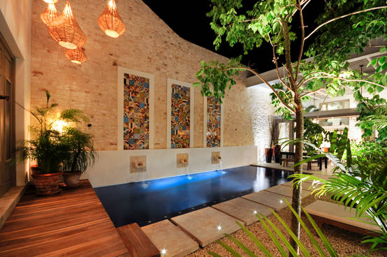 Homify Mexicanos interior diseño Patio
