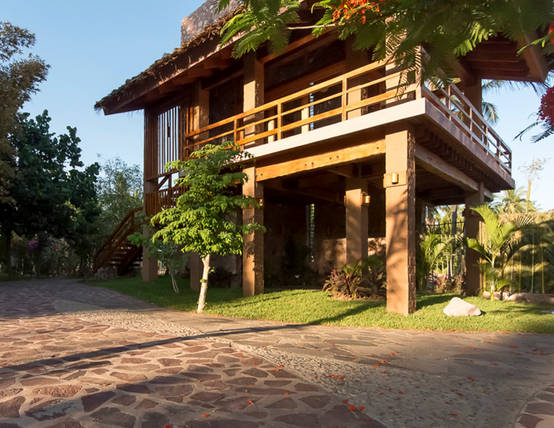Desain Rumah  Panggung  Tiang  Beton  Minimalis