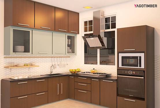 9 pictures of L-shaped modular kitchens for Indian homes | homify