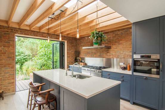 27 cocinas con revestimientos de ladrillo y piedra | homify