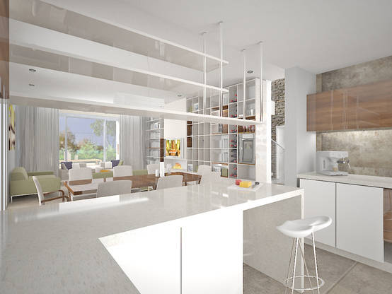 Cocinas abiertas a la sala y comedor: 6 diseños muy ingeniosos