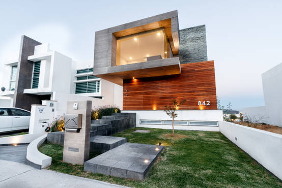 Casa Moderna Se Destaca Pelo Design E Riqueza De Materiais | homify