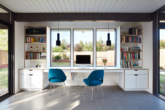 5 أفكار جديدة لديكورات غرفة المكتب المنزلي homify