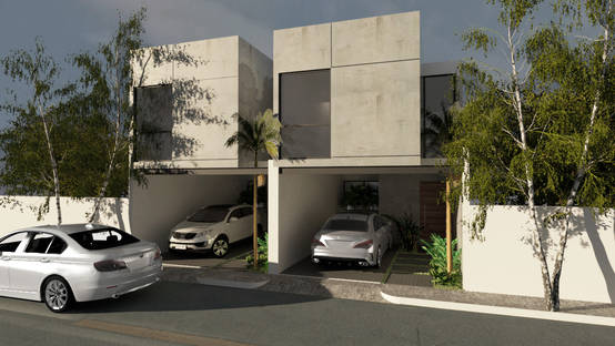Diseño de lofts en Mérida: para terrenos angostos | homify