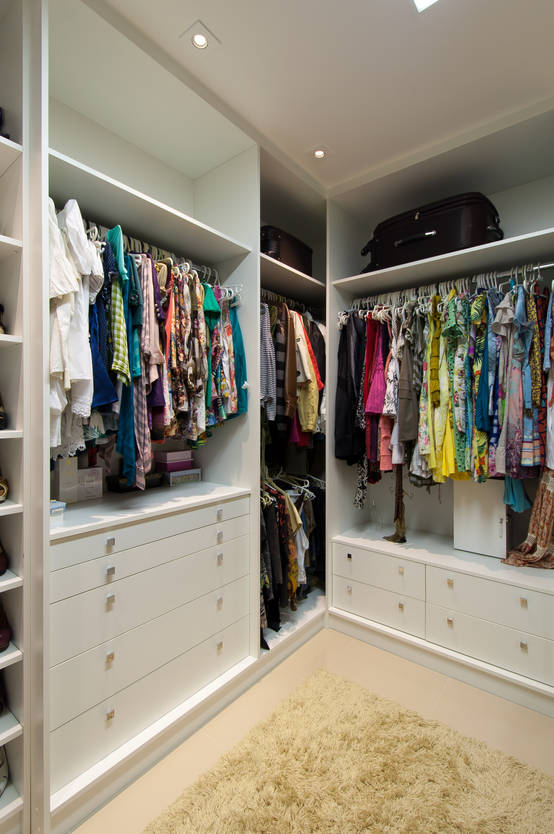 Projeto Charmoso E Funcional De Closet Feminino Em Salvador Homify Homify