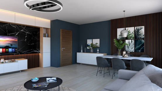 Salon Dekorasyonunda Koyu Renk Duvarlar Kullanmanin 12 Yolu Homify