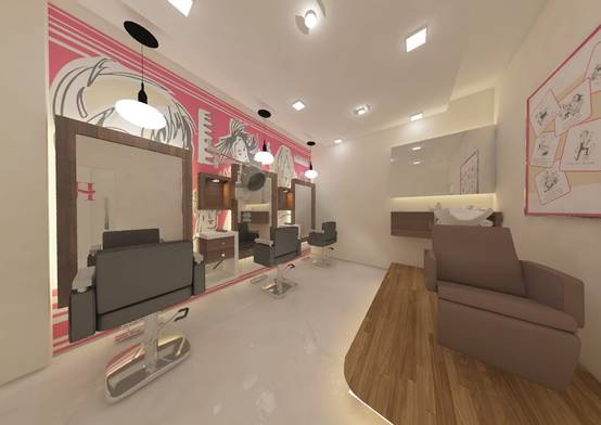 Design interiors for a salon in Alwar | homify