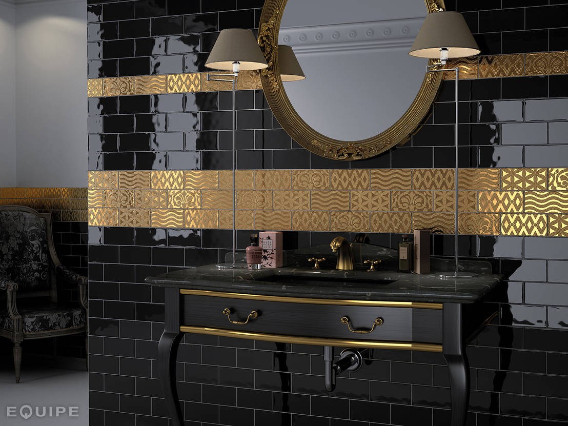 Bagno mattonelle marroni: piastrelle bagno mosaico marrone a ...
