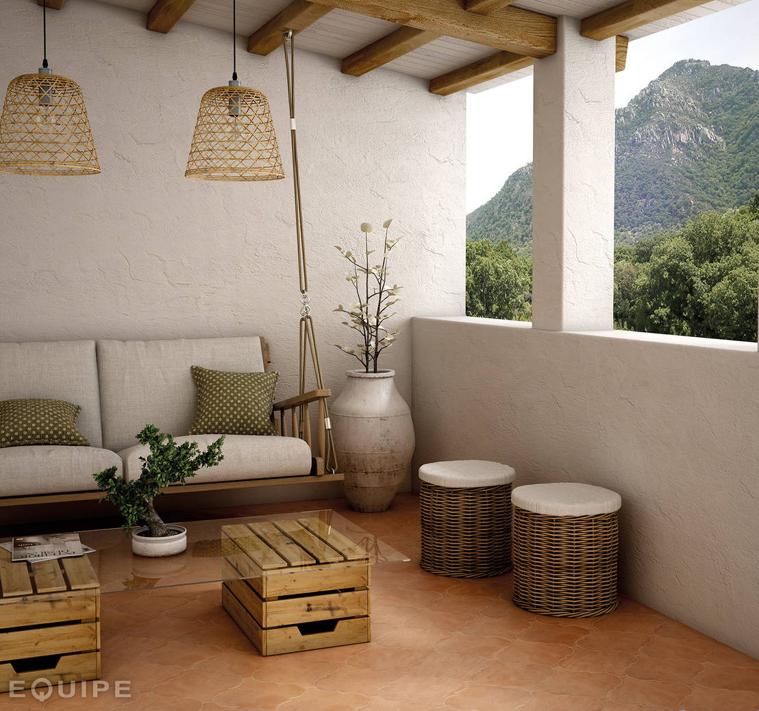 10 Halaman dan Teras Bergaya Pedesaan nan Asri