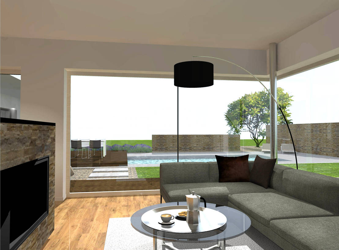 Moderne innenarchitektur einfamilienhaus moderne architektur