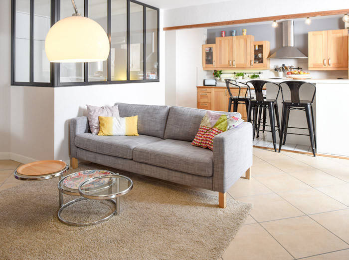 Création d'une chambre dans une pièce à vivre d'un appartement à ...