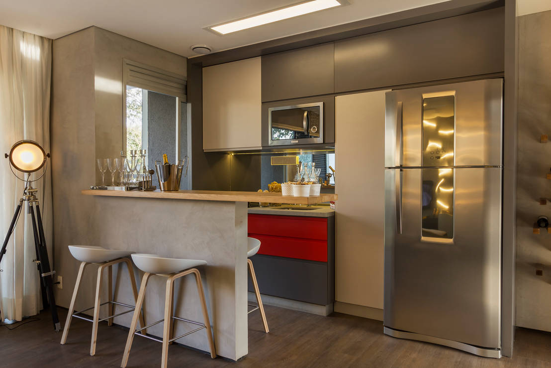 Parte Muy Pequeña De Algo Cocinas pequeñas: ¡5 ideas modernas para iluminarlas!
