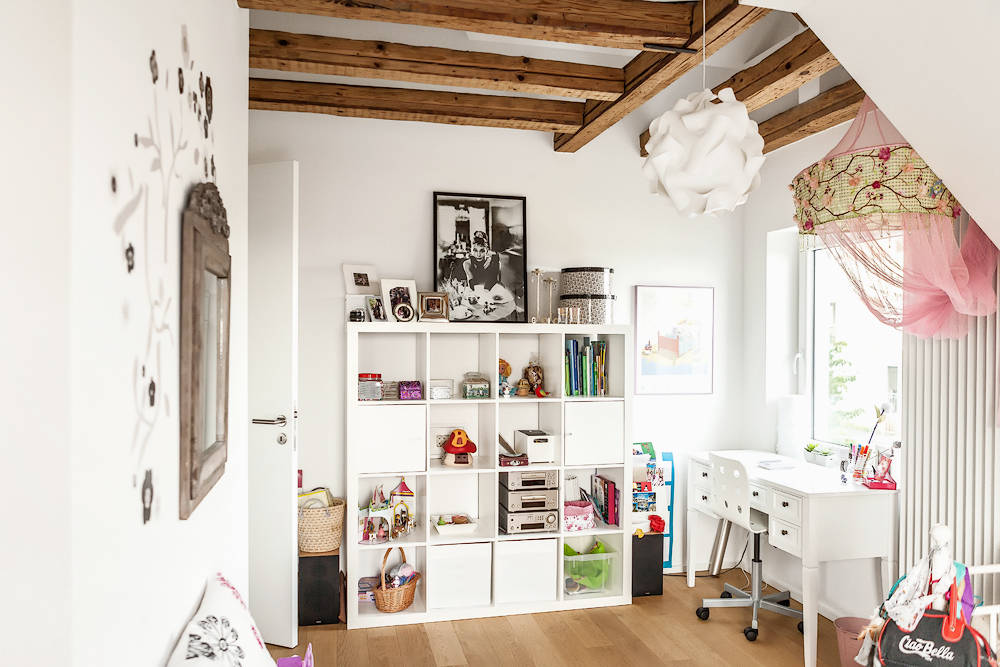 Kinderzimmer Alte balken dekorieren