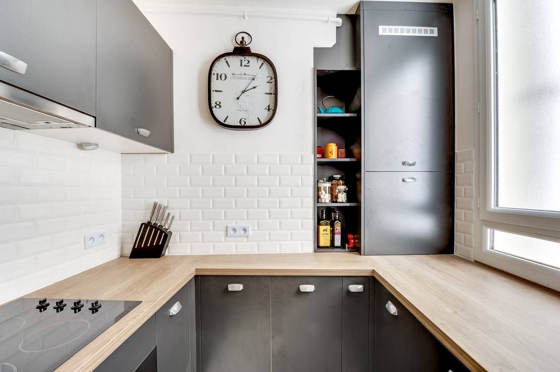 Aménagement moderne pour les petites cuisines.!!