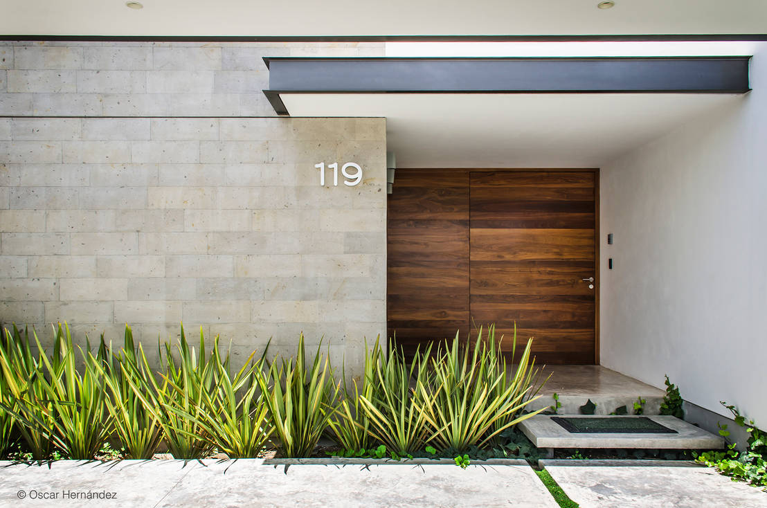 13 diseños de entradas que se verán perfectas en casas pequeñas