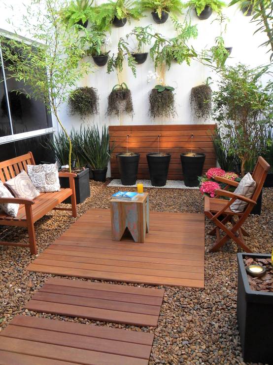 8 Formas lindísimas de armar un jardincito de piedras en casa