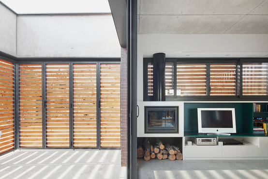 7 soluciones para almacenar la leña en el salón