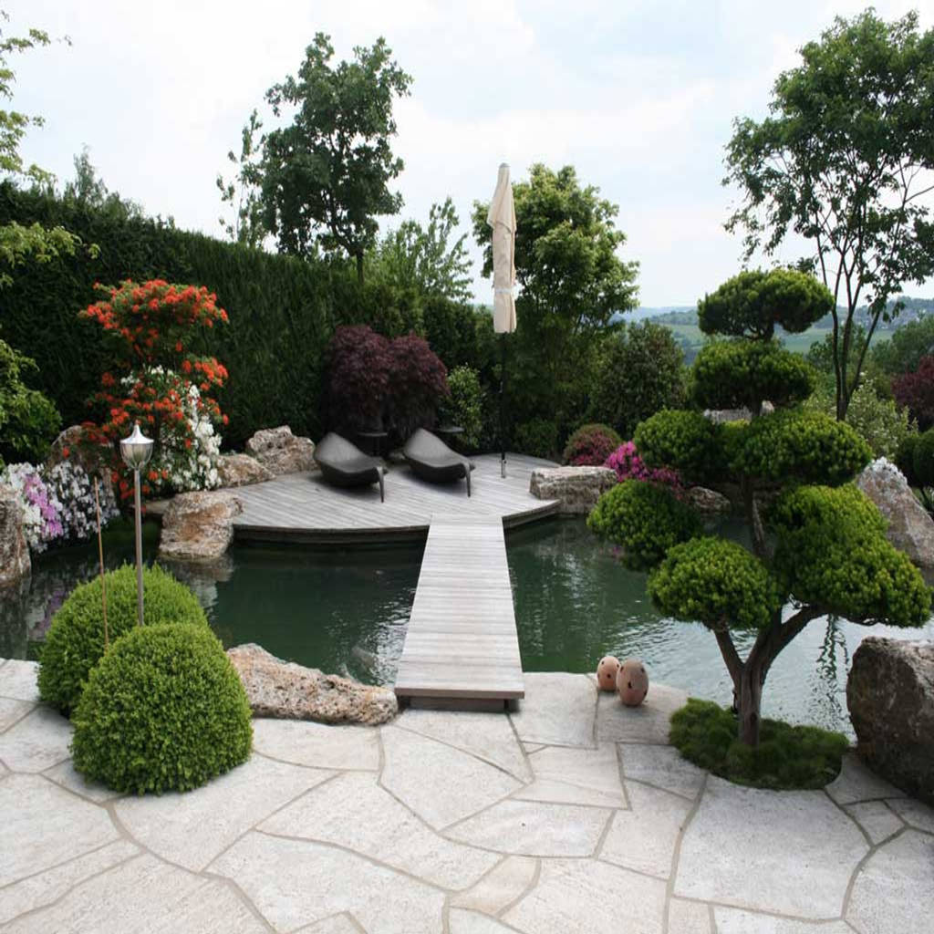 Download Teich Garten Modern Pics