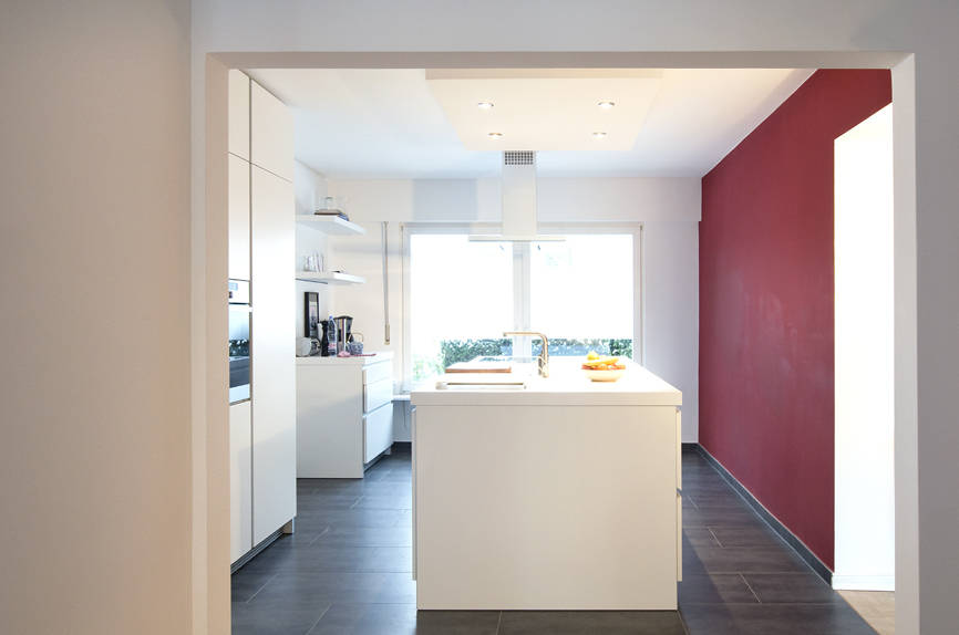 Küche im altbau moderne küchen von and8 architekten