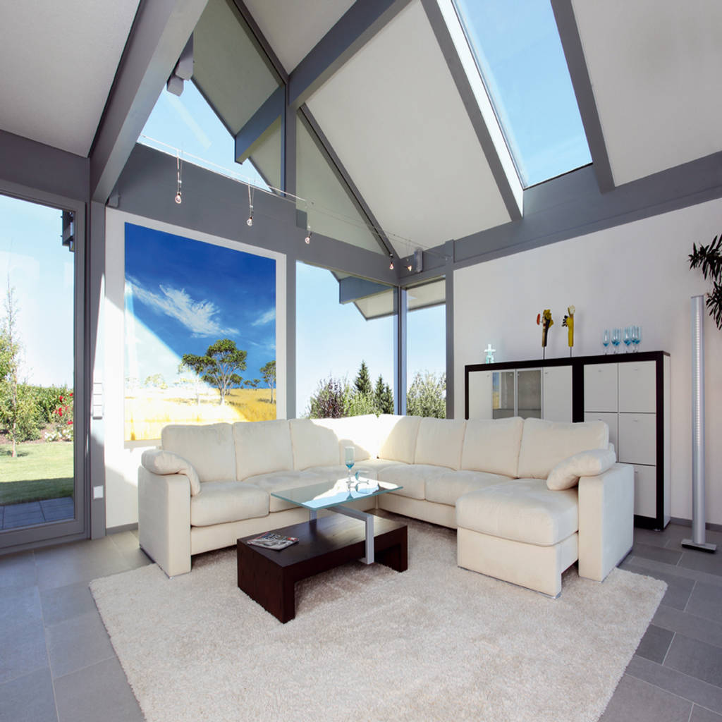 Satteldachhaus In Hannover Moderne Wohnzimmer Von Davinci Haus Gmbh Co Kg Modern Homify