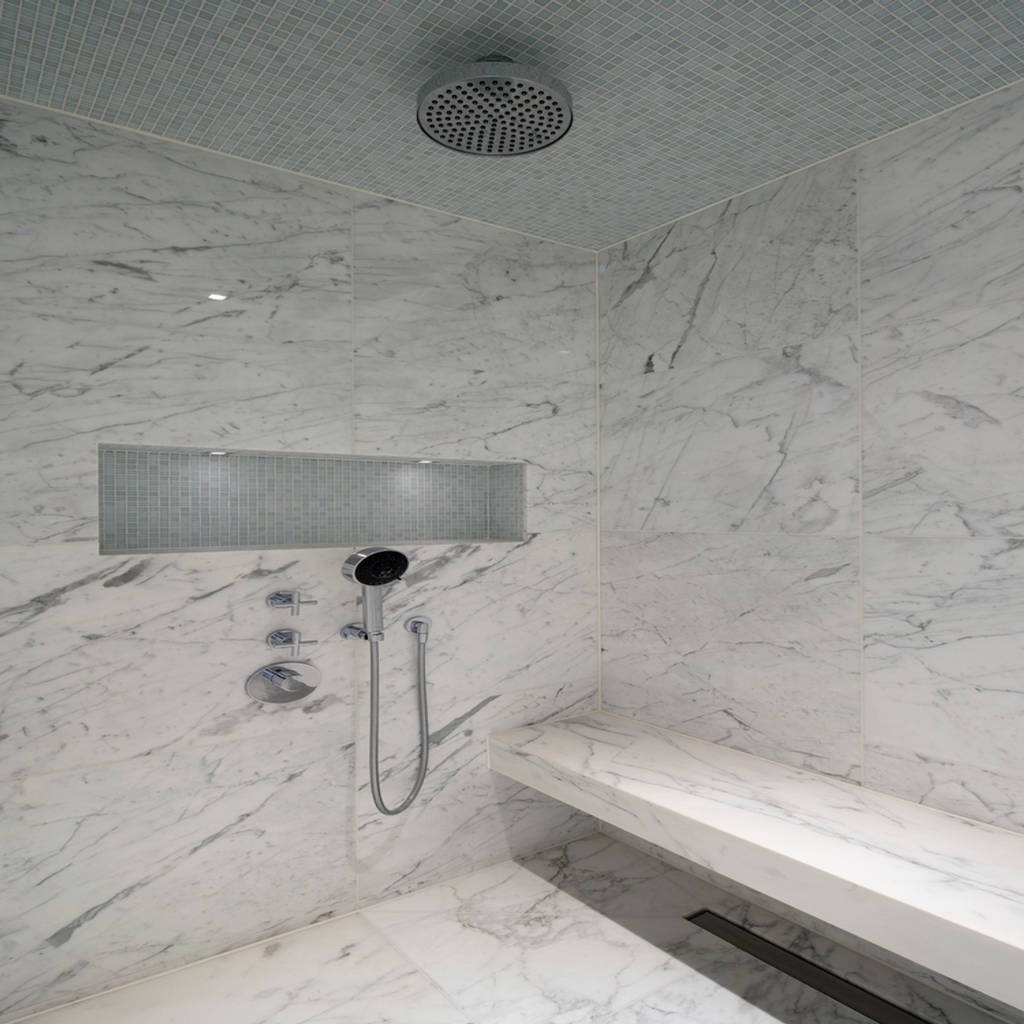 Italian marble shower enclosure homify