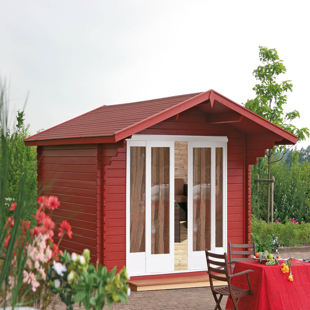 Kaya 44b st gartenhaus mit schiebetür von wolff finnhaus homify
