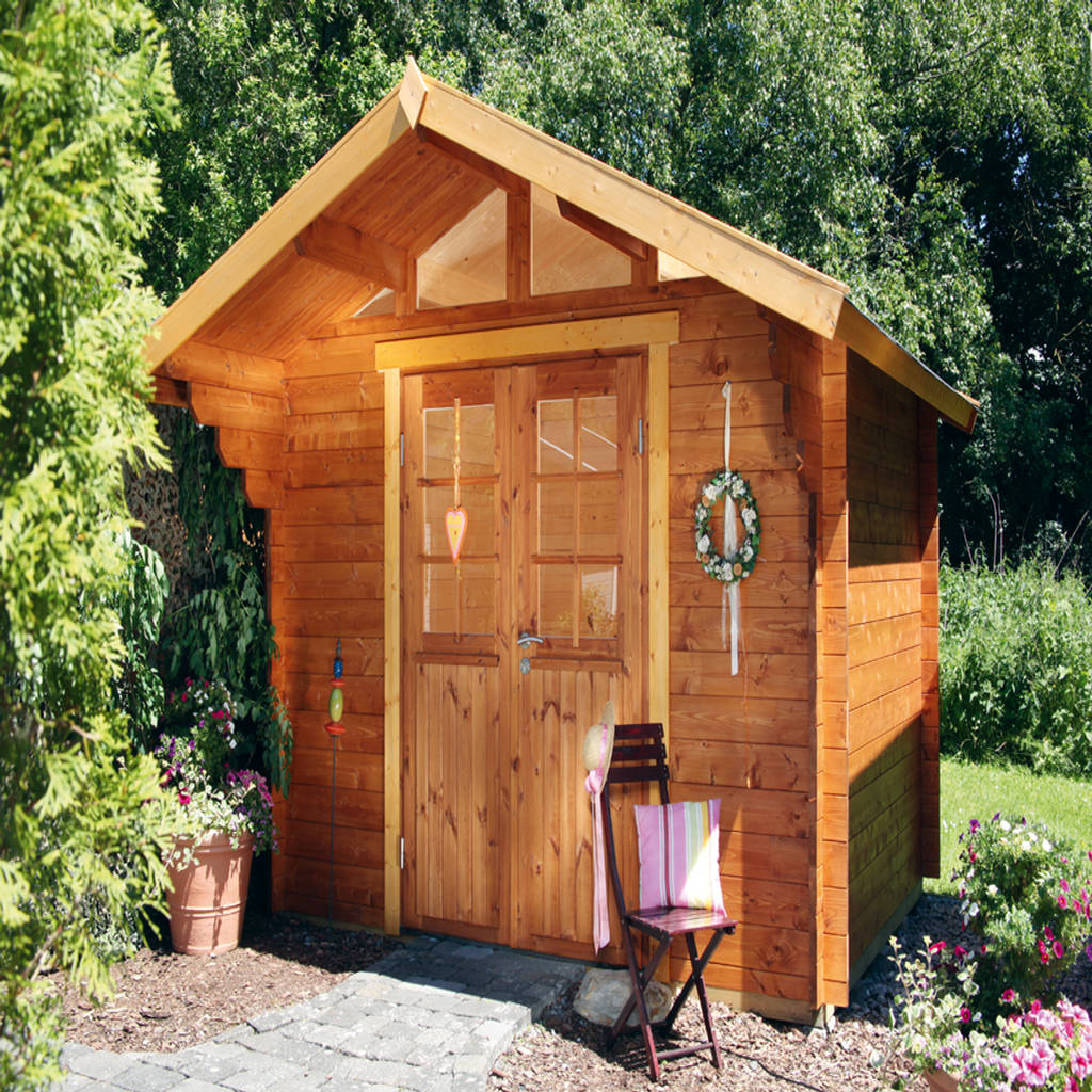 Klassische holz gartenhaus mona 34bg von wolff finnhaus homify