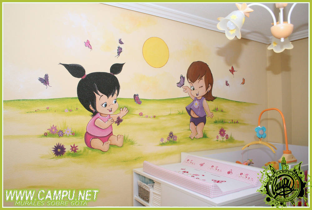 Murales en habitaciones infantiles dormitorios infantiles de estilo
