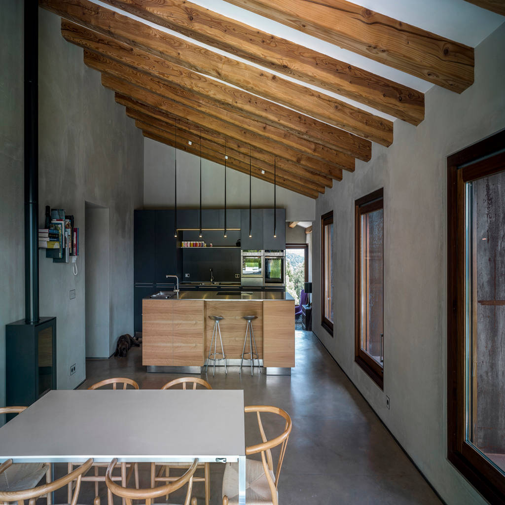 Villa cp salas de jantar rústicas por zest architecture rústico | homify