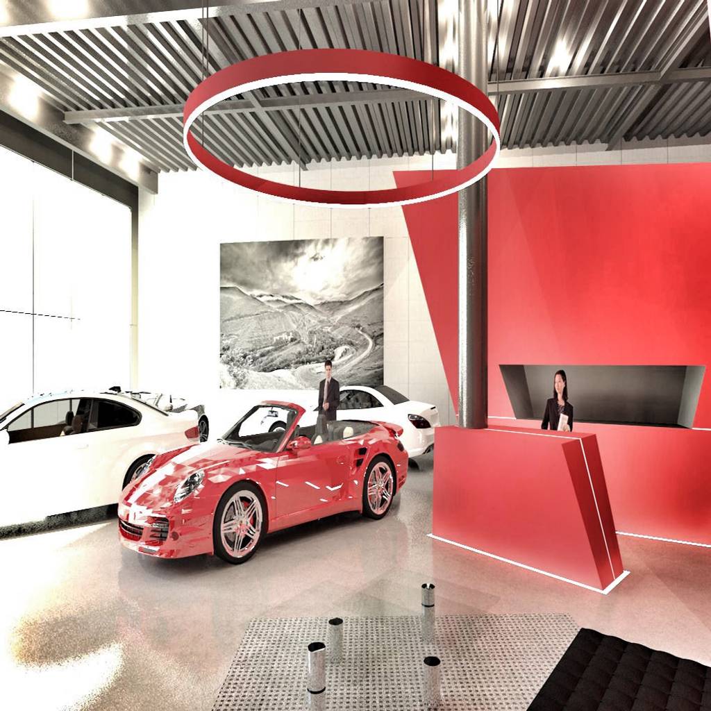 Rem arquitectos stands de automóveis modernos homify